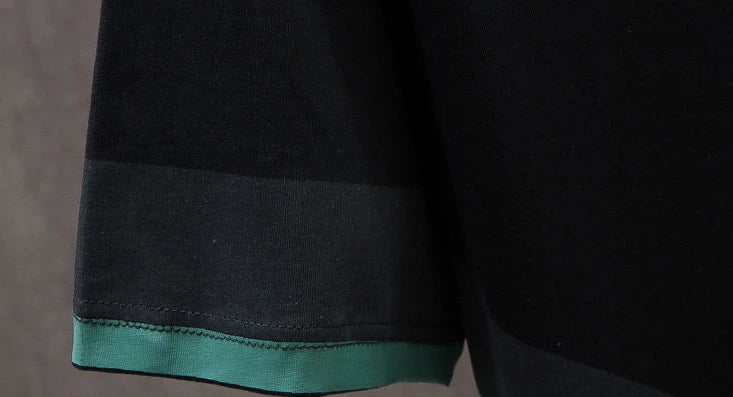 Men's Quick Dry Vintage Letter Korean Style T-Shirt