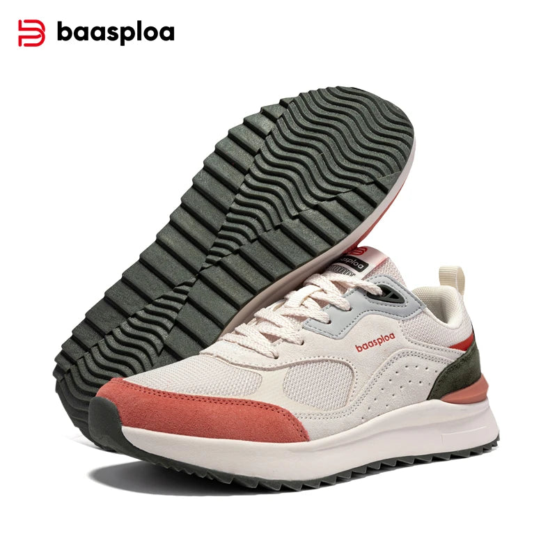 Giày Thể Thao Nữ Baasploa Nhẹ Êm Thoáng Thời Trang