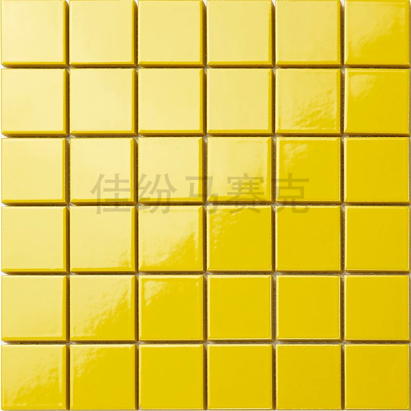 Gạch Mosaics Gốm Đơn Sắc Trang Trí Nhà Tinh Tế - Daisan Mart