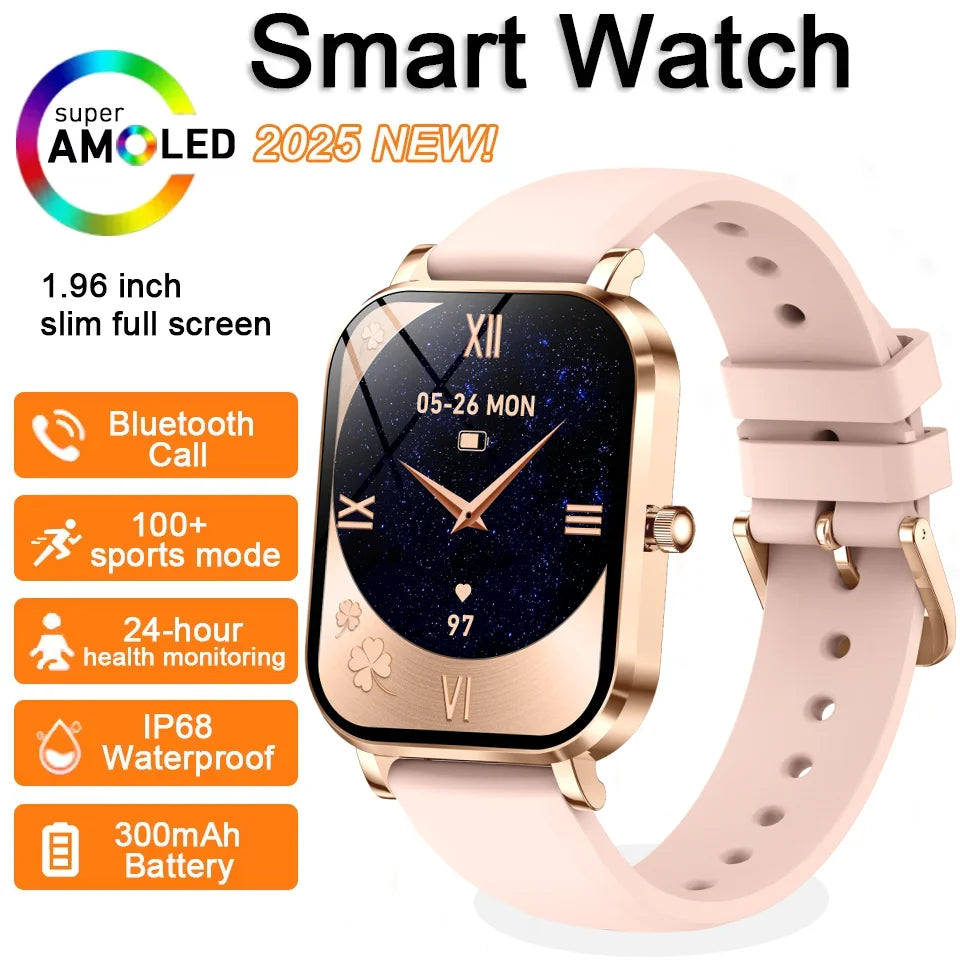 Đồng Hồ Thông Minh Nữ 2025 Cảm Ứng Gọi Bluetooth