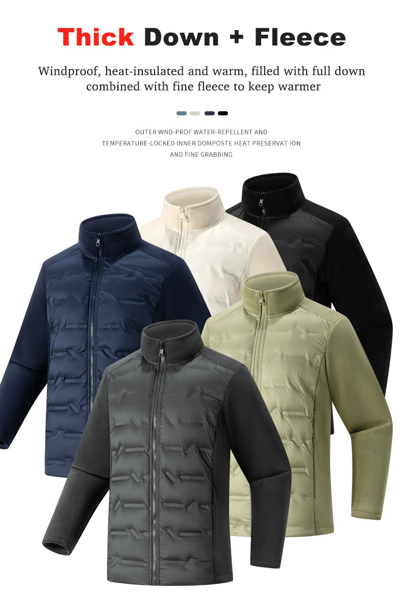 Warm Windproof Duck Down Unisex Jacket