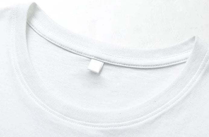 Men's White Cotton Comfortable Y2K Style T-Shirt