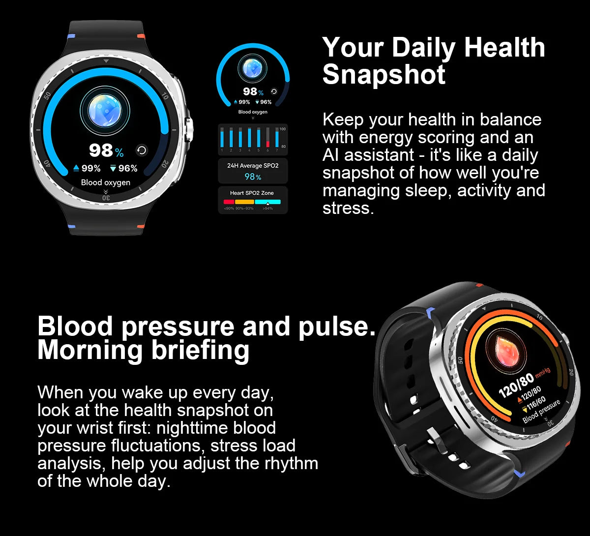 Đồng hồ thông minh 2025 Ultra Classic GPS IP68 AMOLED