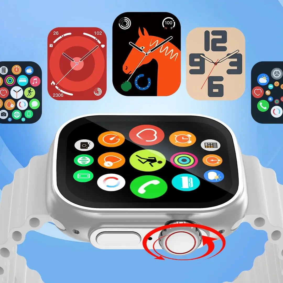 Đồng hồ thông minh 2.01 đo nhịp tim, huyết áp, tập luyện