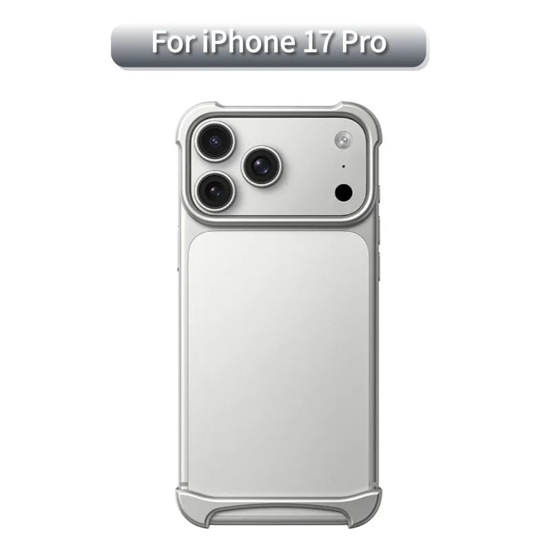 Aluminium Frame Metal Protective Case for iphone 17 Pro 17 Pro Max Strong Anti-Fall Heat Dissipation Metal Frame Casing - Daisan Mart
