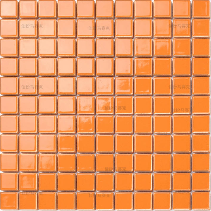 Gạch Mosaics Gốm Đơn Sắc Trang Trí Nhà Tinh Tế - Daisan Mart