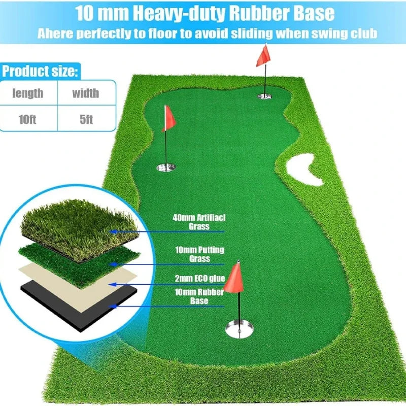 High Quality Indoor Outdoor Multi-Function Golf Practice Mat