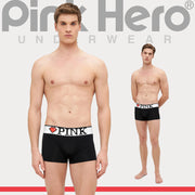 PINKHERO Men's Boxer Briefs with 5cm Wide Comfort Waistband - Soft Cotton Underwear, Premium Elastic Support &amp; Breathable Design