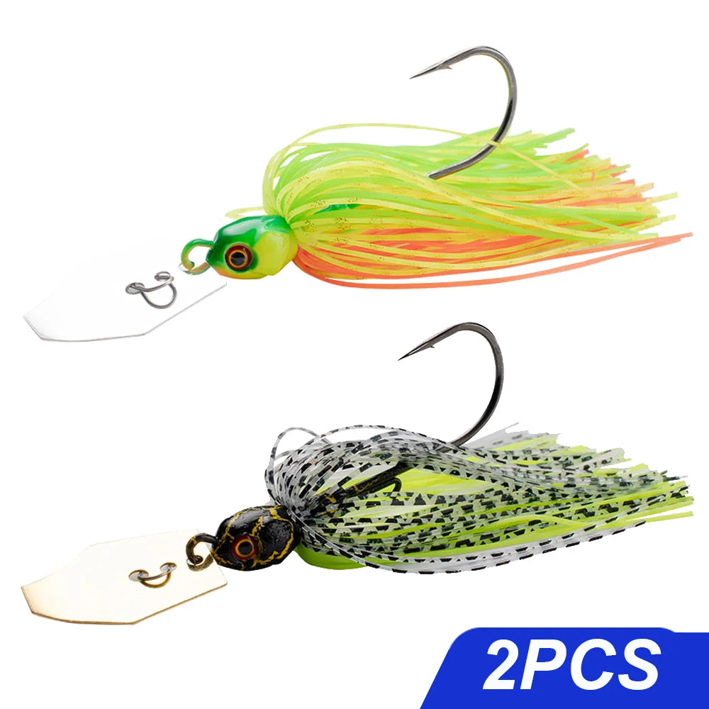 Mồi Câu Spinner 7g-21g Bộ Lưỡi Câu Kim Loại Weedless