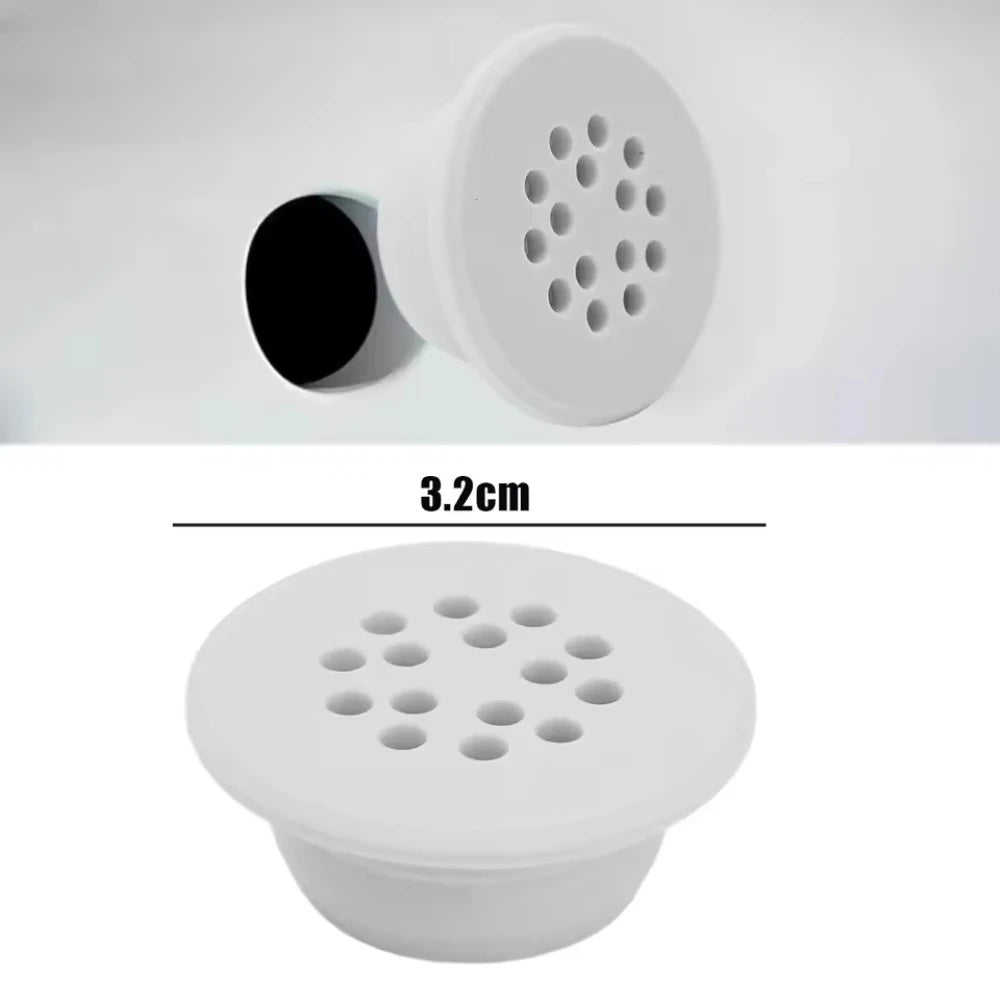 Overflow Port Cover Silicone Decorative Washbasin Sink Hole Leakage Plug Insect Odor Proof Seal Stopper Bathroom Accessories