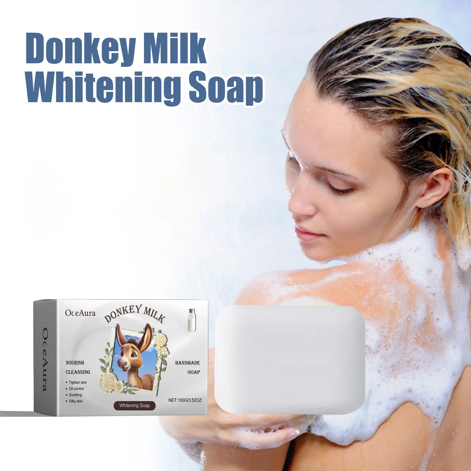 Donkey Milk Soap Moisturizing, Natural Exfoliating