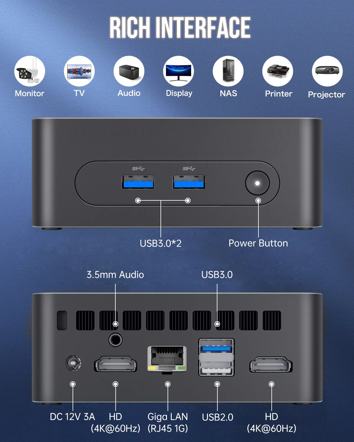 MLLSE G3 Mini PC Intel Alder Lake N100 DDR4 8GB/16GB RAM 256GB/512GB ROM WiFi 5 BT4.2 Windows 11Pro Mini Desktop Computer