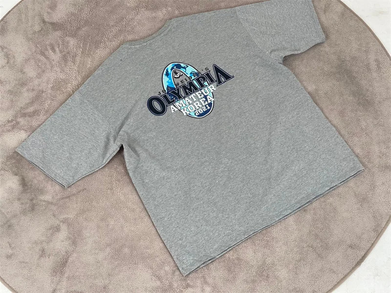 Men's Summer Loose Cotton Sports Training T-Shirt