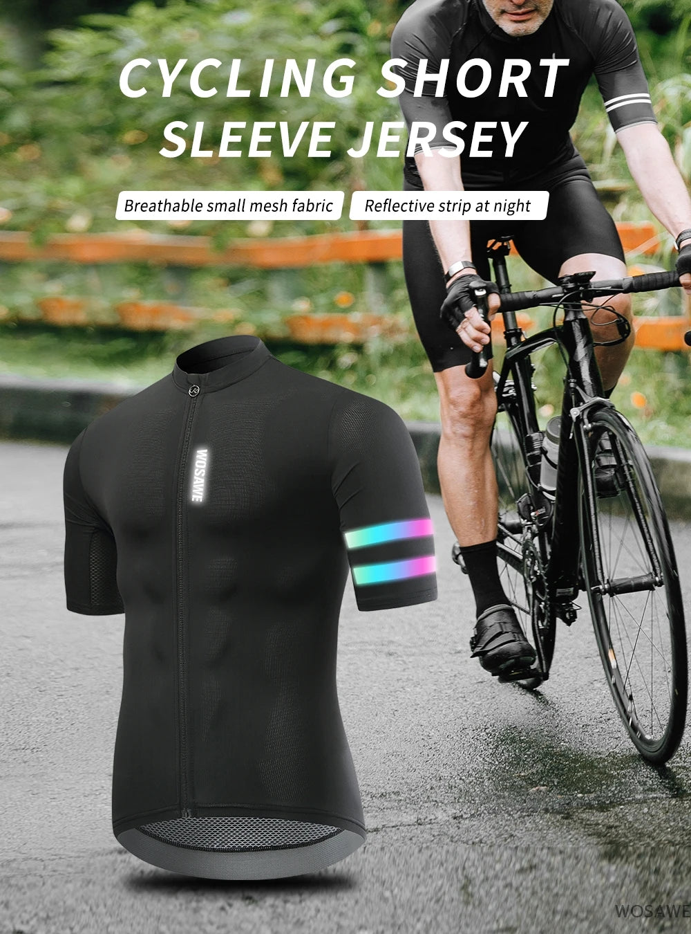 Áo Xe Đạp WOSAWE MTB Pro Team Thoáng Khí Mùa Hè - Daisan Mart