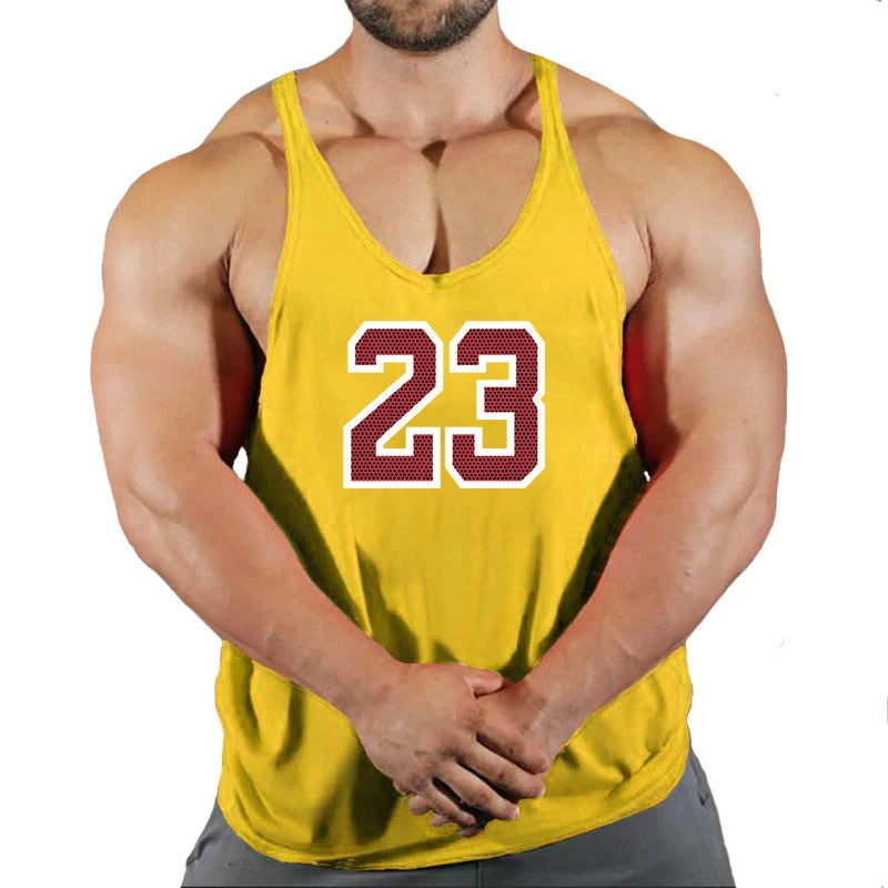 Men's Active Summer Sleeveless Gym Sports T-Shirt