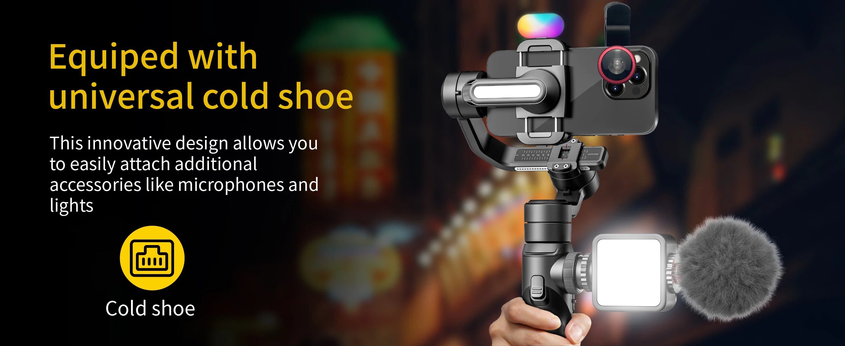 AOCHUAN Smart S2 Kit Professional 3-Axis Handheld Gimbal Stabilizer For IPhone And Android Smartphone Gimbal  Stabilizer shoot - Daisan Mart