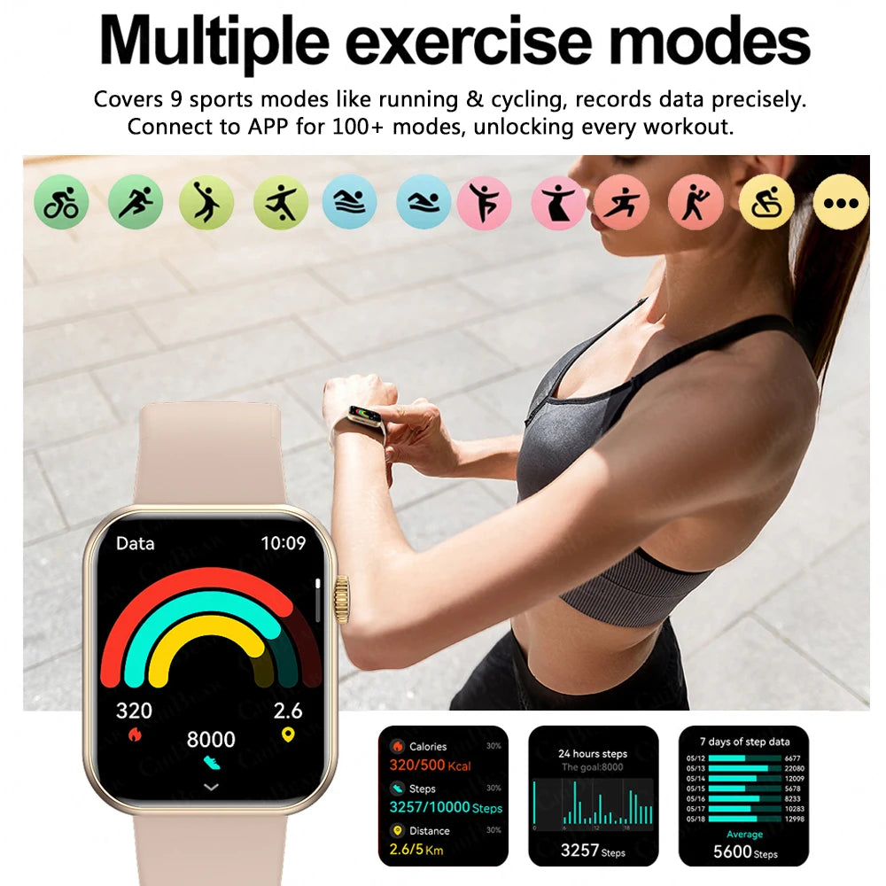 Smart Watch 2025 Touch Screen Bluetooth Calling