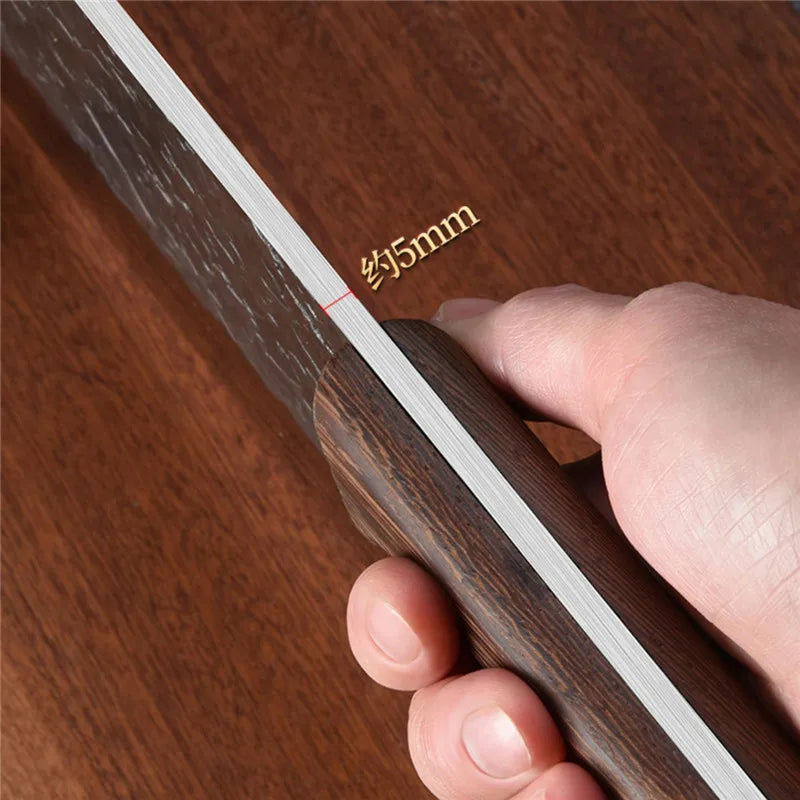 Dao Bếp Chặt Xương Rèn Tay 1KG Lưỡi Dày 5mm