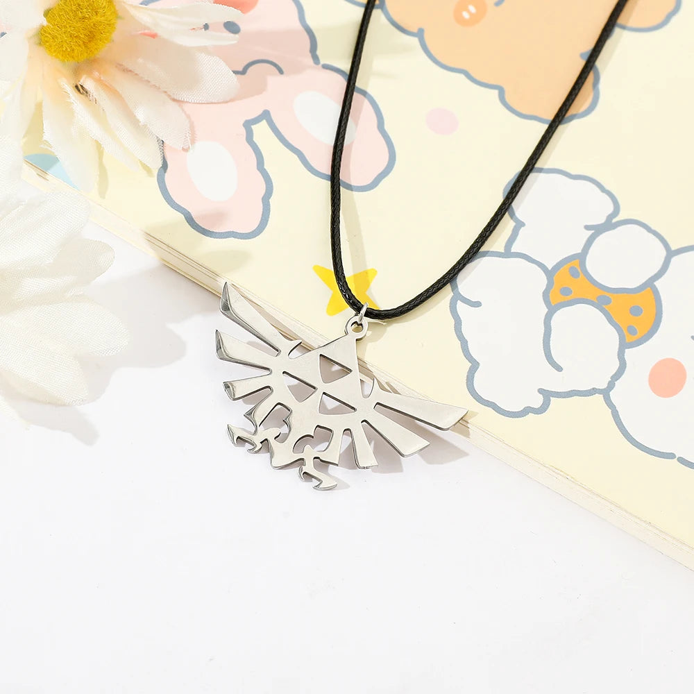 The Legend of Zelda Necklace classic fashion game pendant accessories rope chain stainless steel cool pendant Necklace