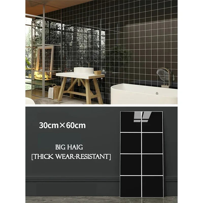 Waterproof Faux Stone Brick Decal Kitchen Wall Stickers 10PCS