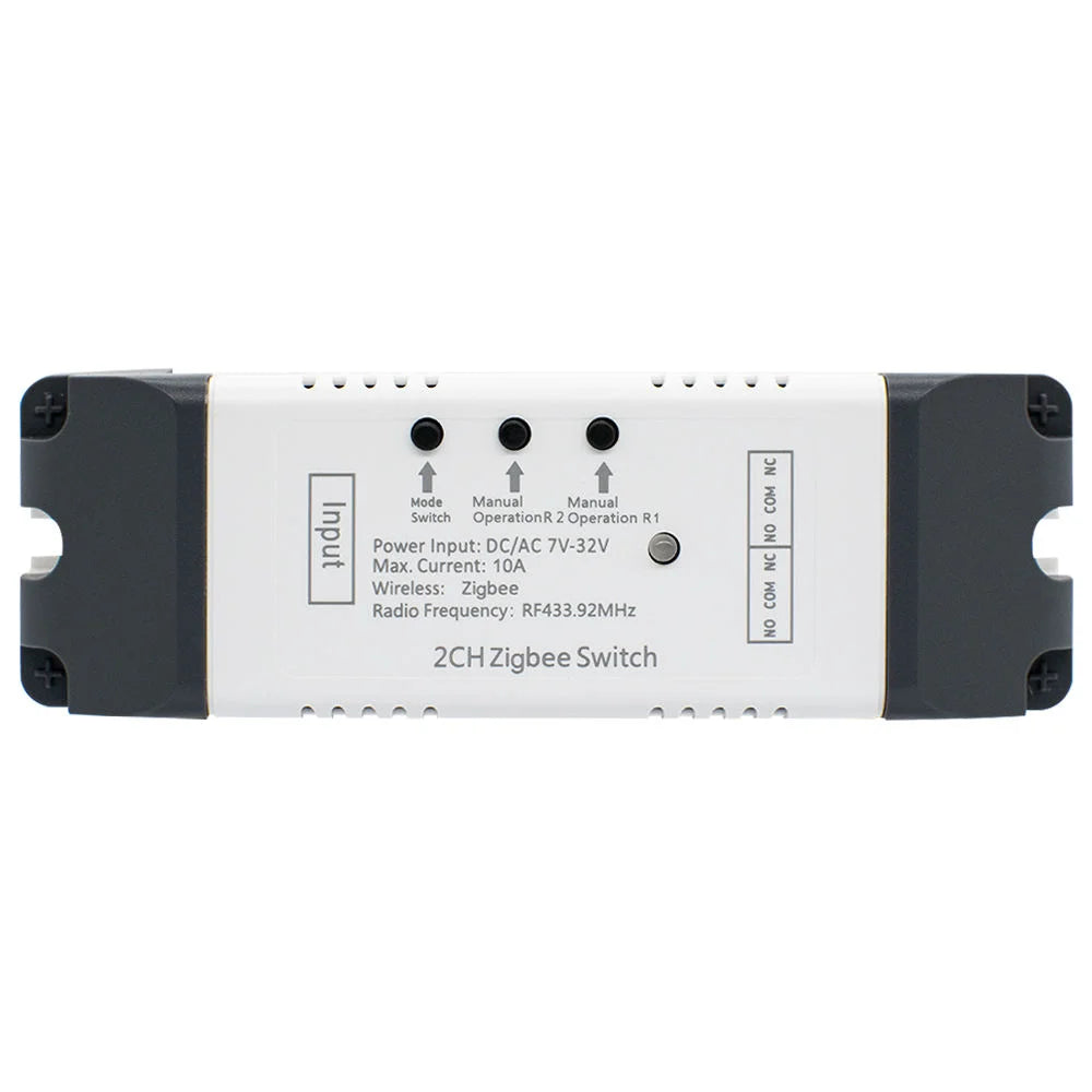 Zigbee WiFi 2-Channel Smart Switch Garage Door Opener