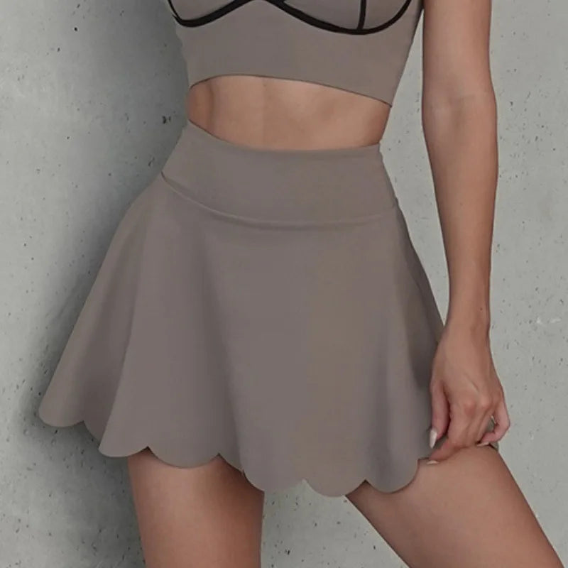 Chân Váy Thể Thao Nữ FUBEIKE Xếp Ly Co Giãn Đẹp