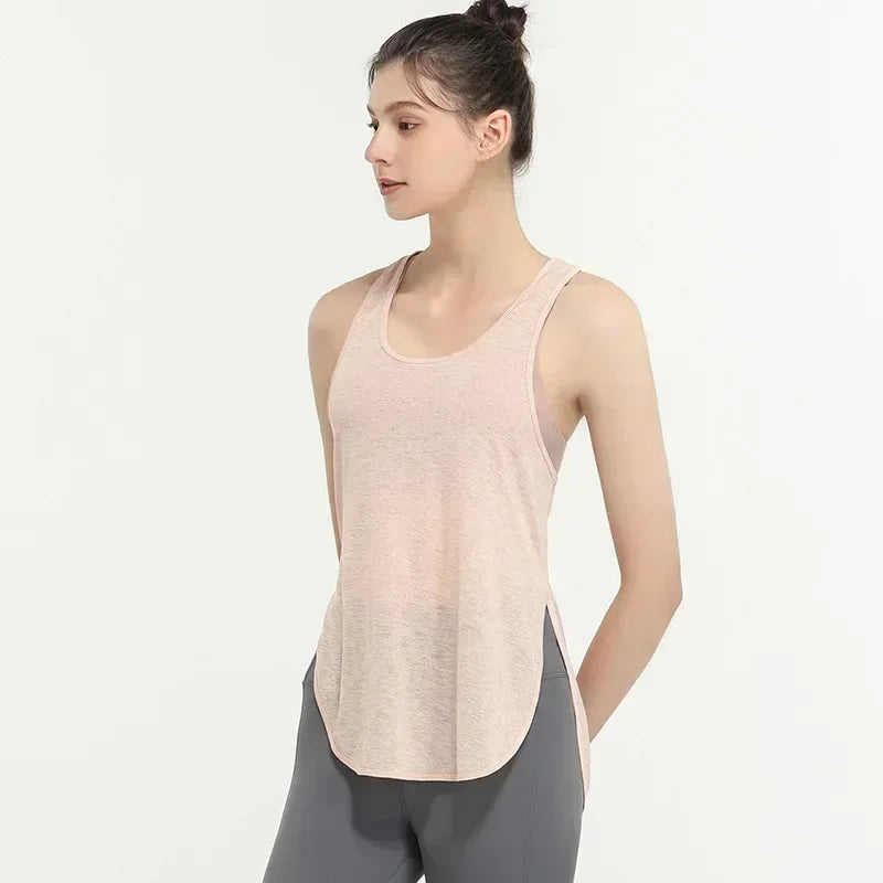 Women's Slim Running &amp; Yoga Sports Top Black