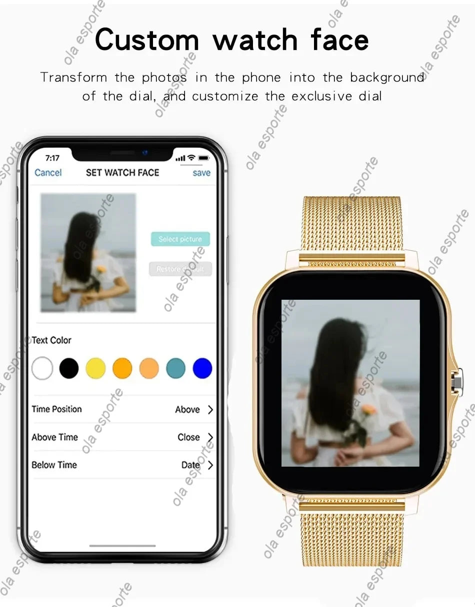Smart Watch 2024 Touch, Bluetooth Call, Sports
