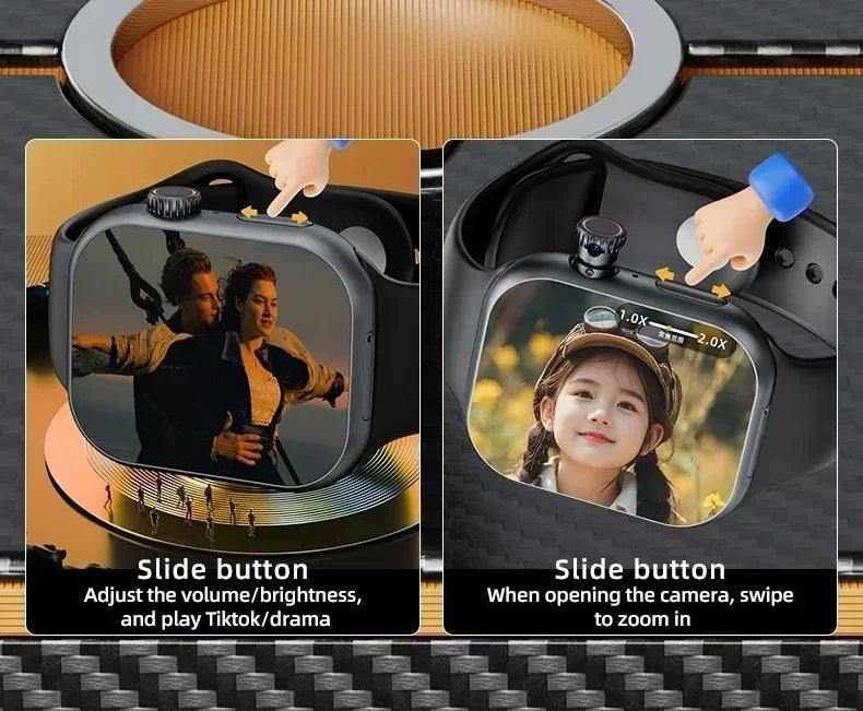 Đồng Hồ Thông Minh CD20 - Màn Hình Lớn, Camera Xoay