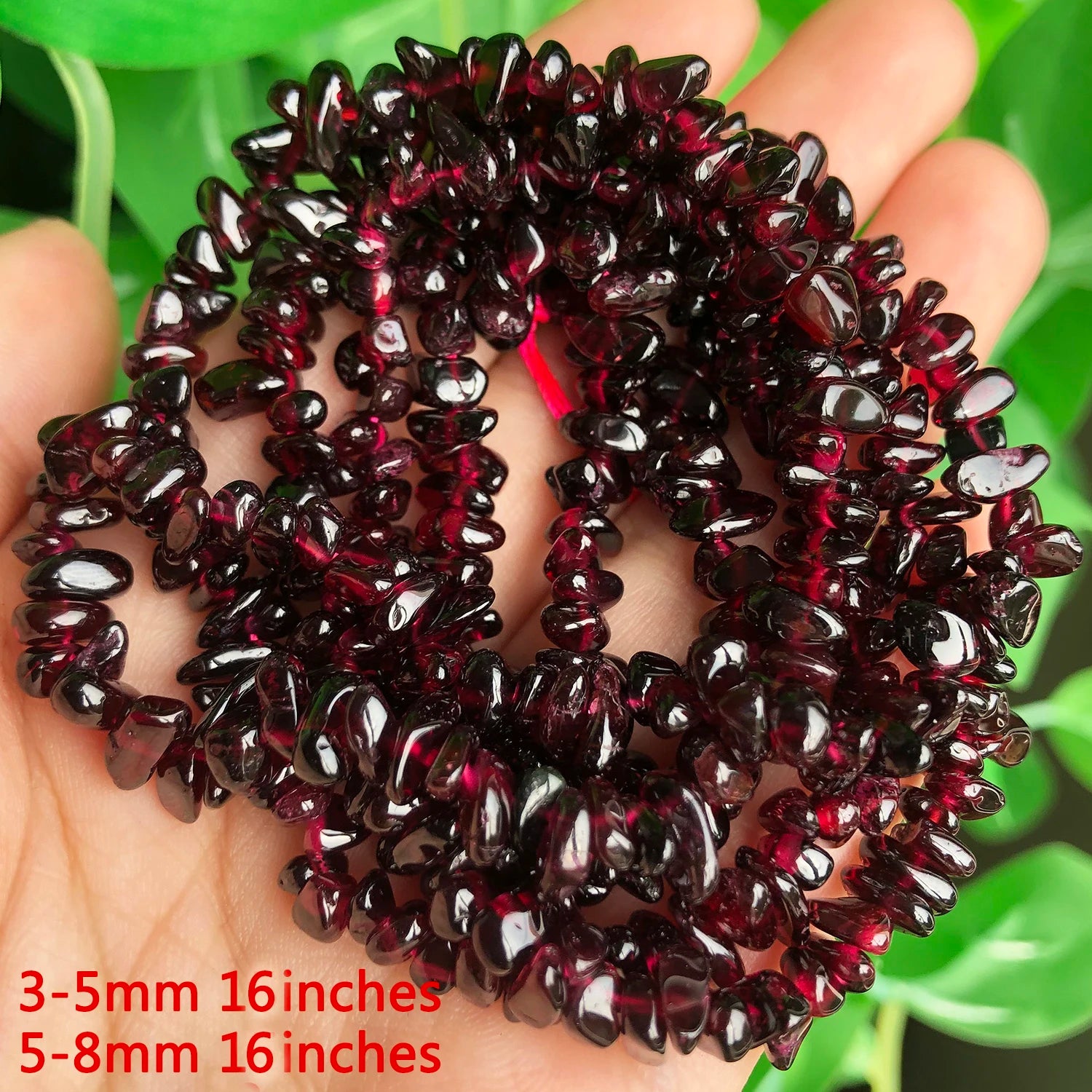 Faceted Natural Garnet Beads For DIY Jewelry