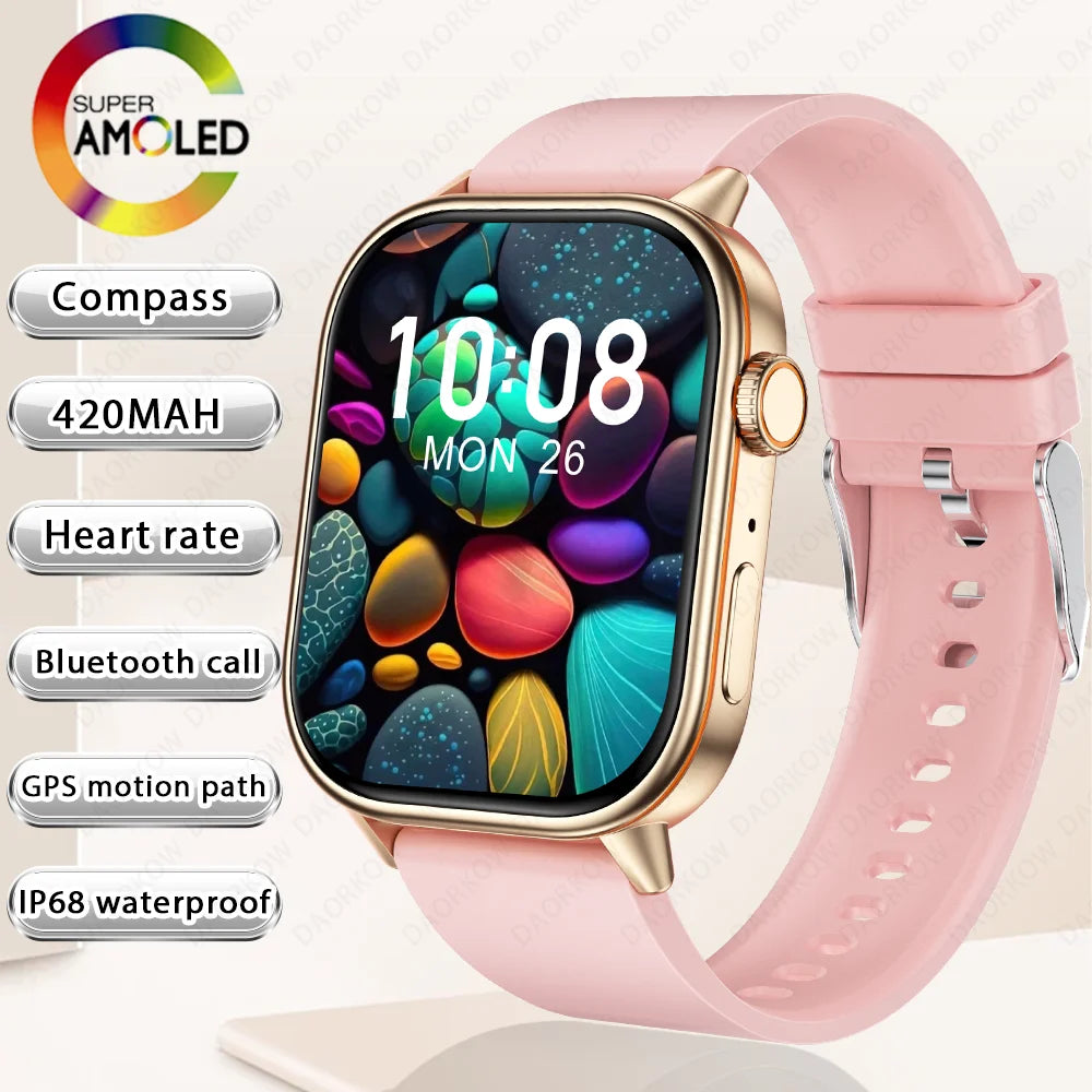 Multi-function AMOLED IP67 Smart Watch for Men and Women
