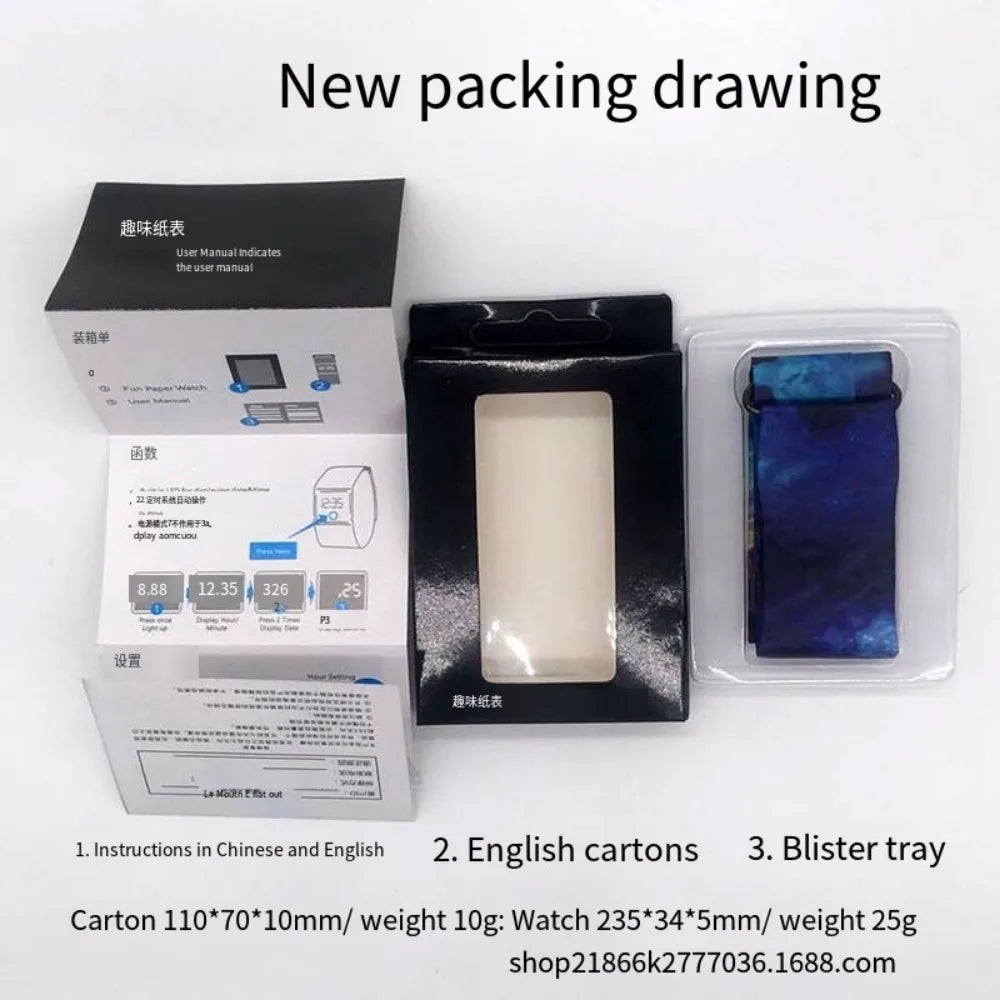 Đồng Hồ Thông Minh 2025 - PaperWatch Sáng Tạo Trẻ Trung