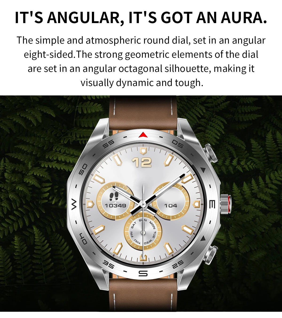 Men's Smart Watch 400mAh Durable Steel, Bluetooth Calling