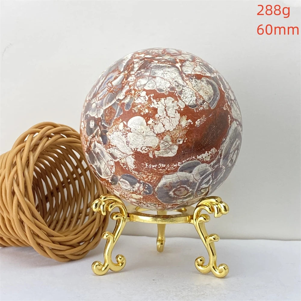 Lucky Natural Orange Quartz Ball Feng Shui