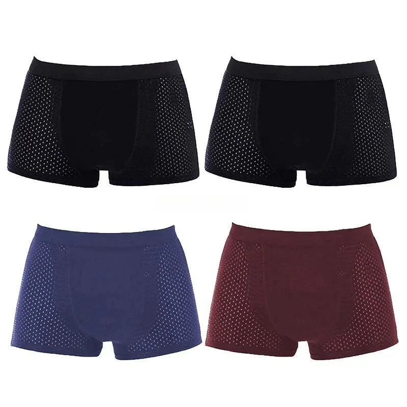 Men's Bamboo Boxer Shorts Breathable Deodorizing Super Soft
