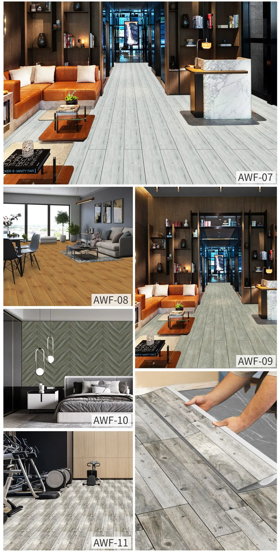1/5/10/15 Pcs Peel And Stick Floor Tiles, Self-Adhesive Wall Tilse, Waterproof Wall Stickers, Flooring, 6 Inch X 36 Inch