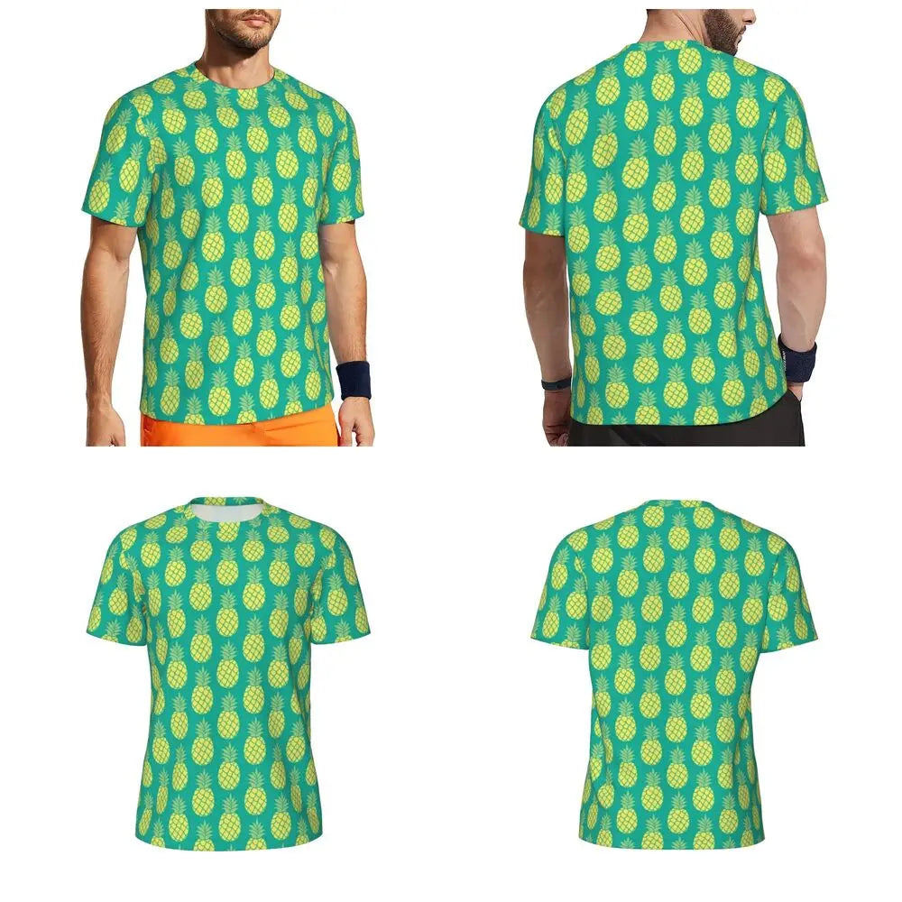 Áo Thun Nam Họa Tiết Lá Nhiệt Đới Màu Sắc Cá Tính