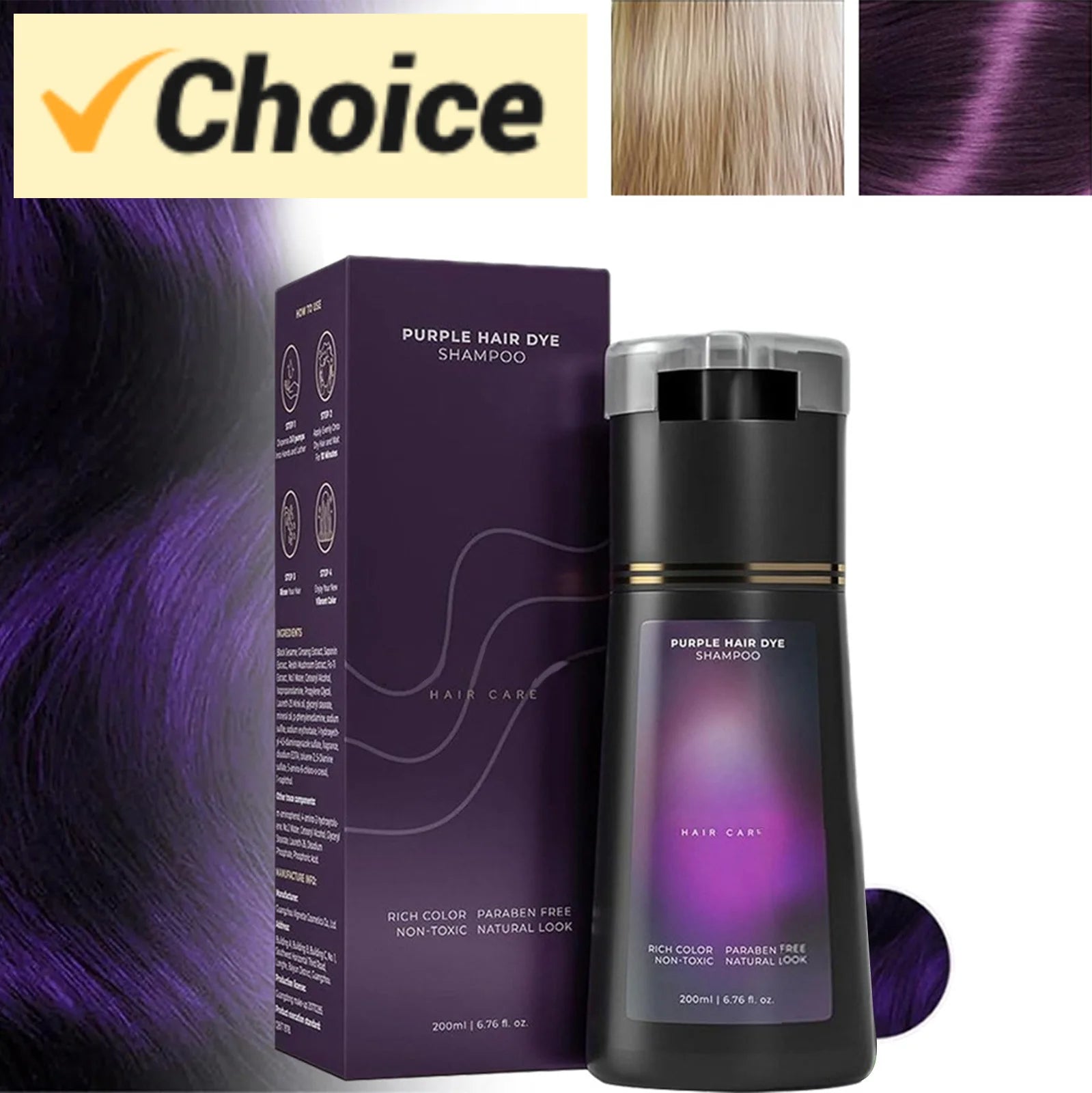 Dầu Gội Nhuộm Tóc Tự Nhiên Dành Cho Nam Nữ