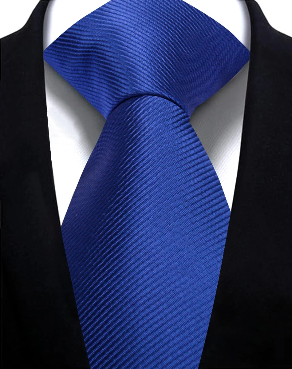 Cà vạt Nam 7.5cm Xanh Xám Thời Trang Dệt Kim