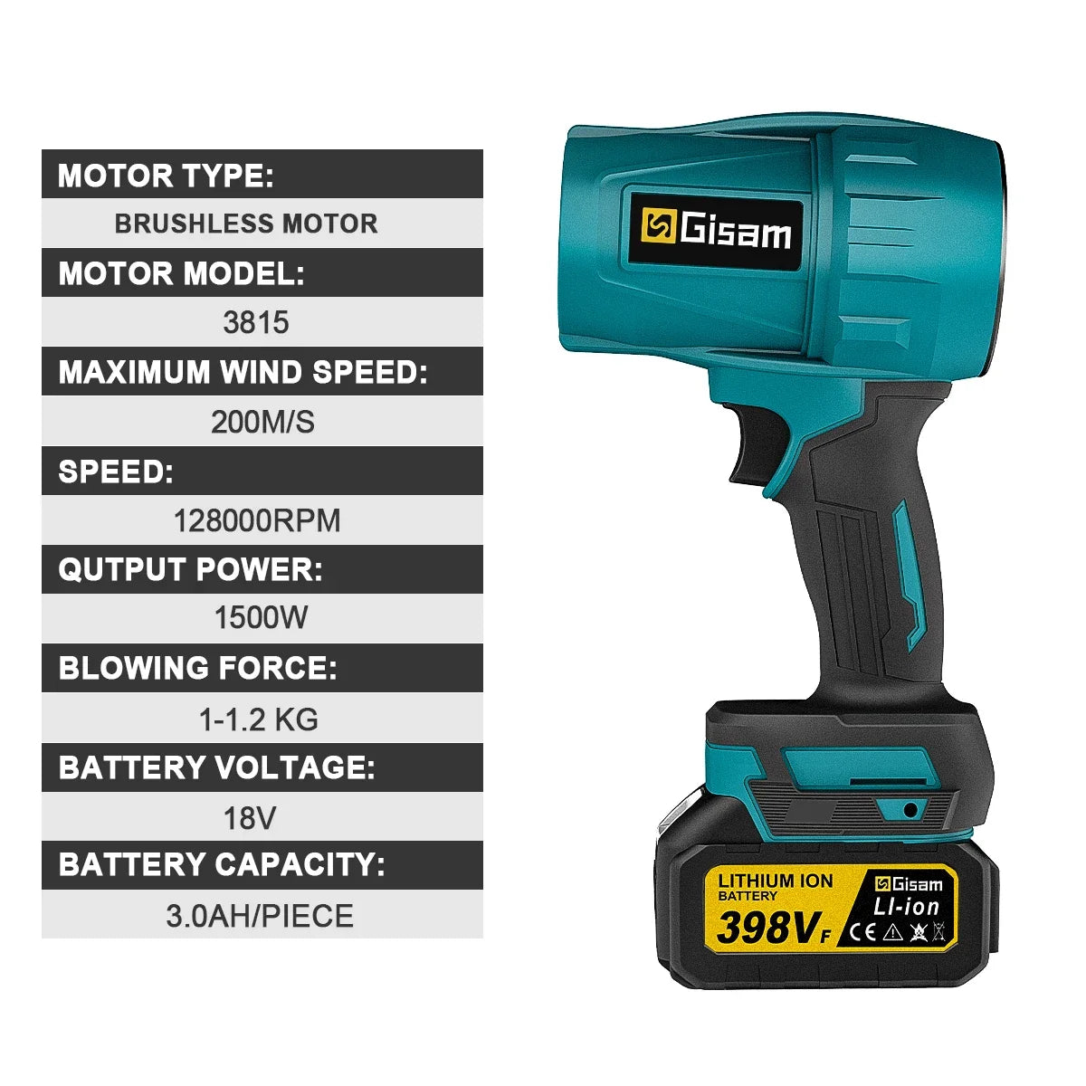 Máy Thổi Bụi Turbo Brushless 18V Tốc Độ Cao Makita - Daisan Mart