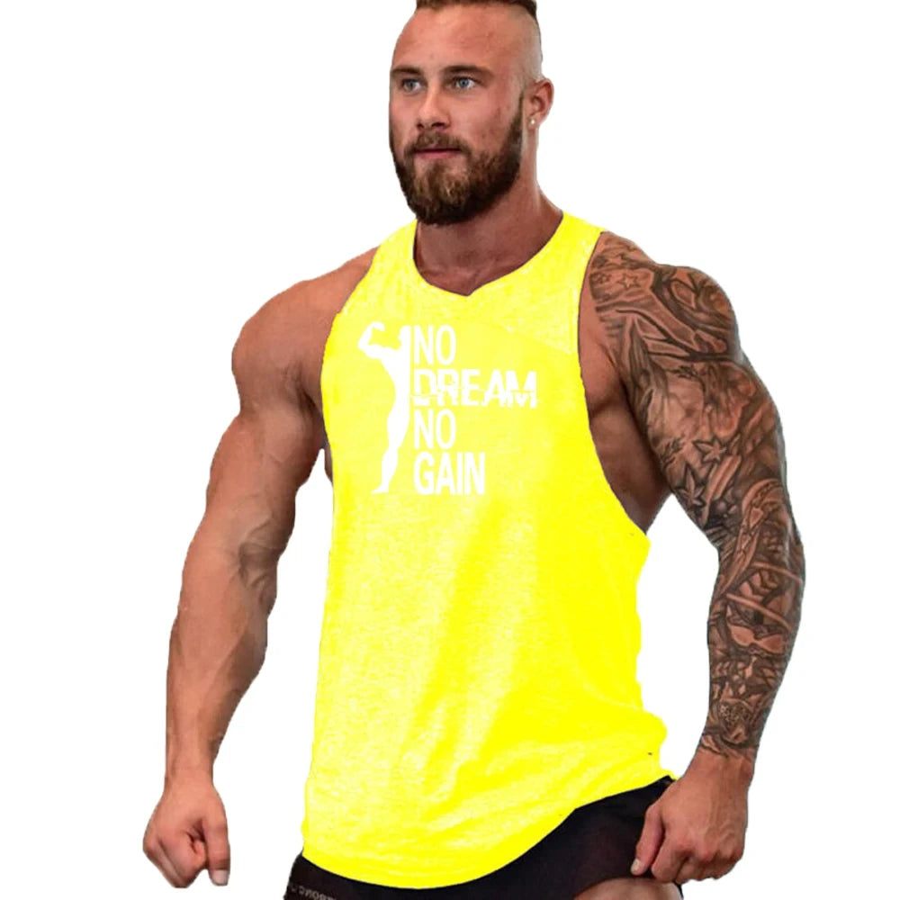 Men's Gym Shirt - Muscle Bodybuilding Tanktop