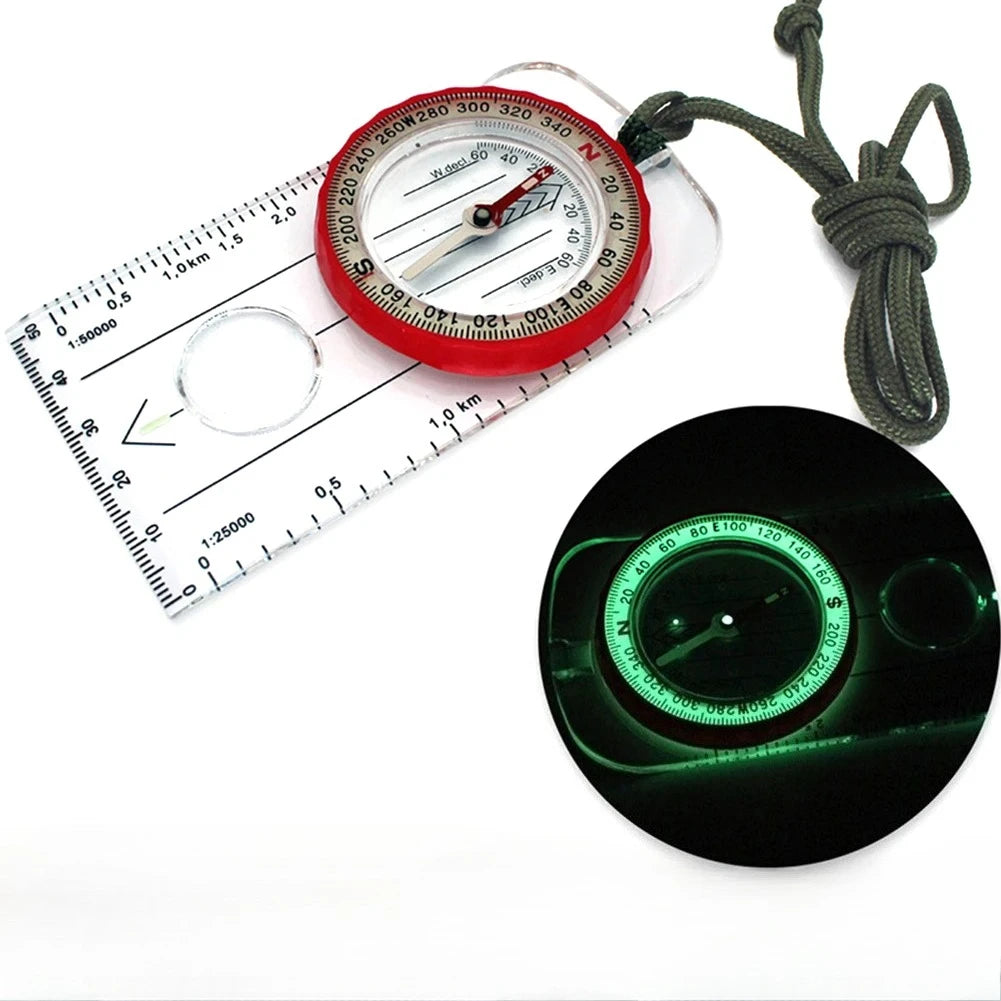 La Bàn Đa Năng Dã Ngoại Phượt Chống Nước Phát Sáng