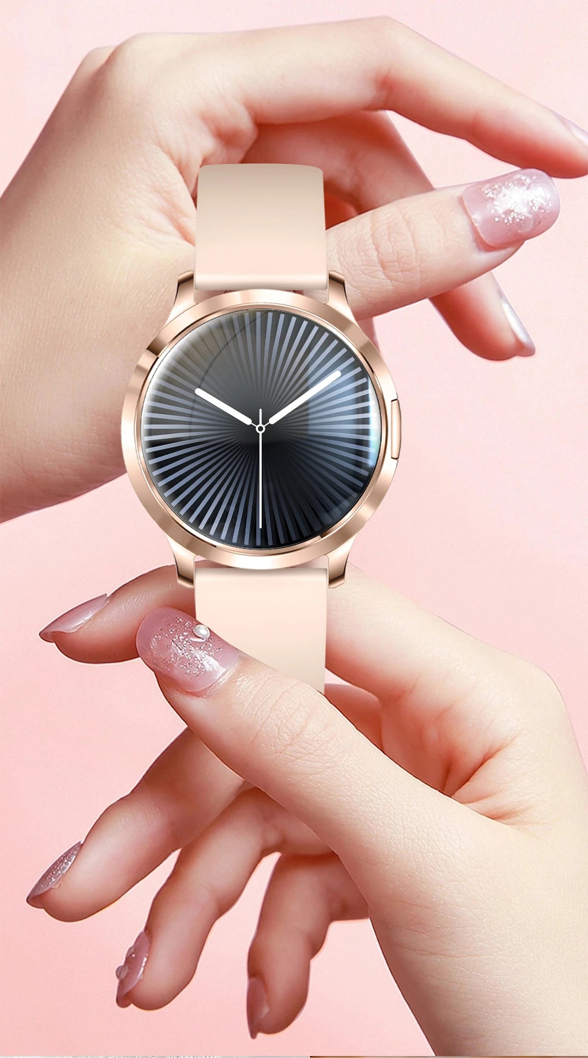 Đồng Hồ Thông Minh Nữ 2025 Màn AMOLED Chống Nước IP68