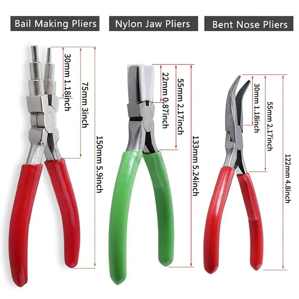 Durable, abrasion-resistant, multi-purpose jewelry pliers