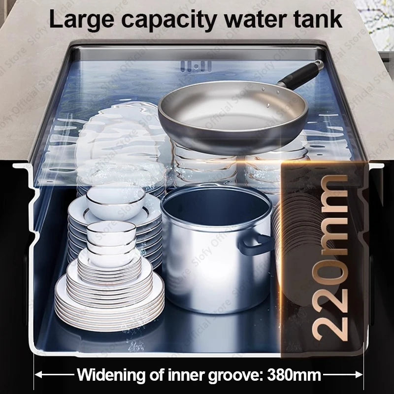 304 Stainless Steel Kitchen Sink Black Single Bowl Thickened Material Wear-Resistant Vegetable Workstation Drainage Accessories - Daisan Mart