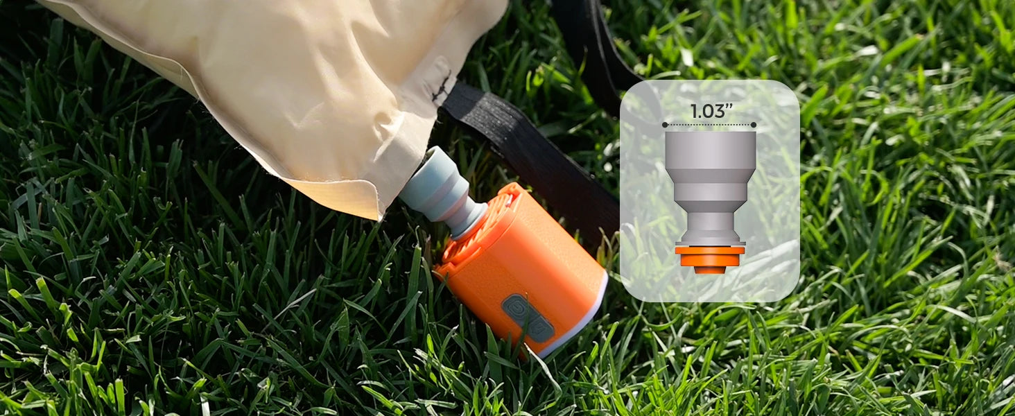 Aerogogo GIGA PUMP Mini Electric Pump - 3 Level Light