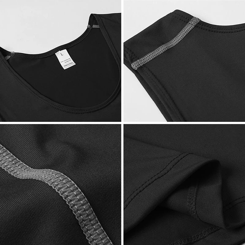 Men's Quick Dry Sleeveless Stretch Breathable Gym Shirt