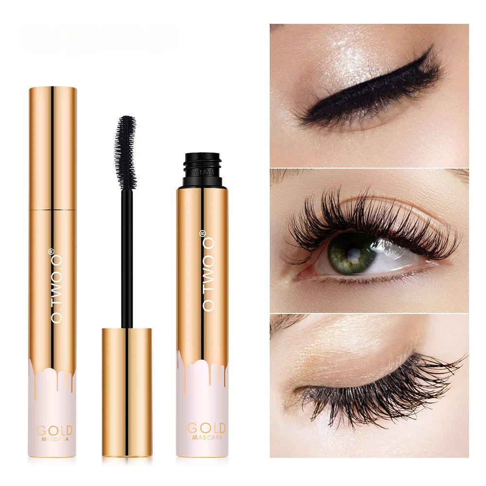 3D Black Long Lash Mascara - Luxurious Gold Brush Long Lasting