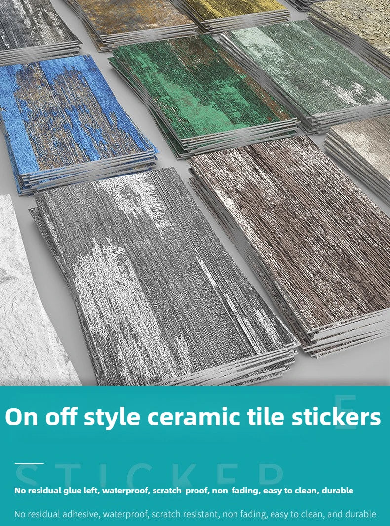 Waterproof Wall Panels - Removable Industrial Foam Decals, Moisture-Proof Matte PVC for Cafe Wall &amp; Commercial Space Decor