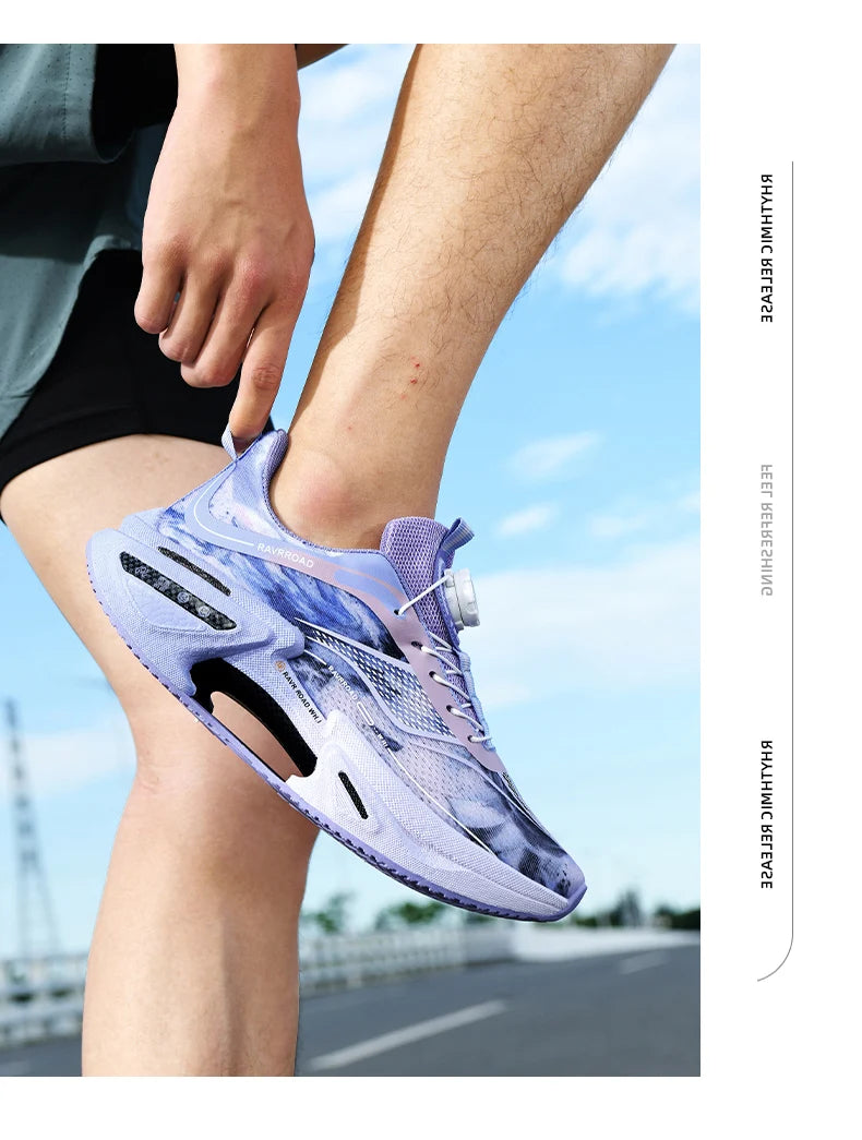 Giày Thể Thao Carbon Đệm Khí Nhẹ Chống Trượt Marathon